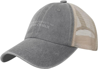 Charlie Kirk Freedom Funny Dad Baseball Cap