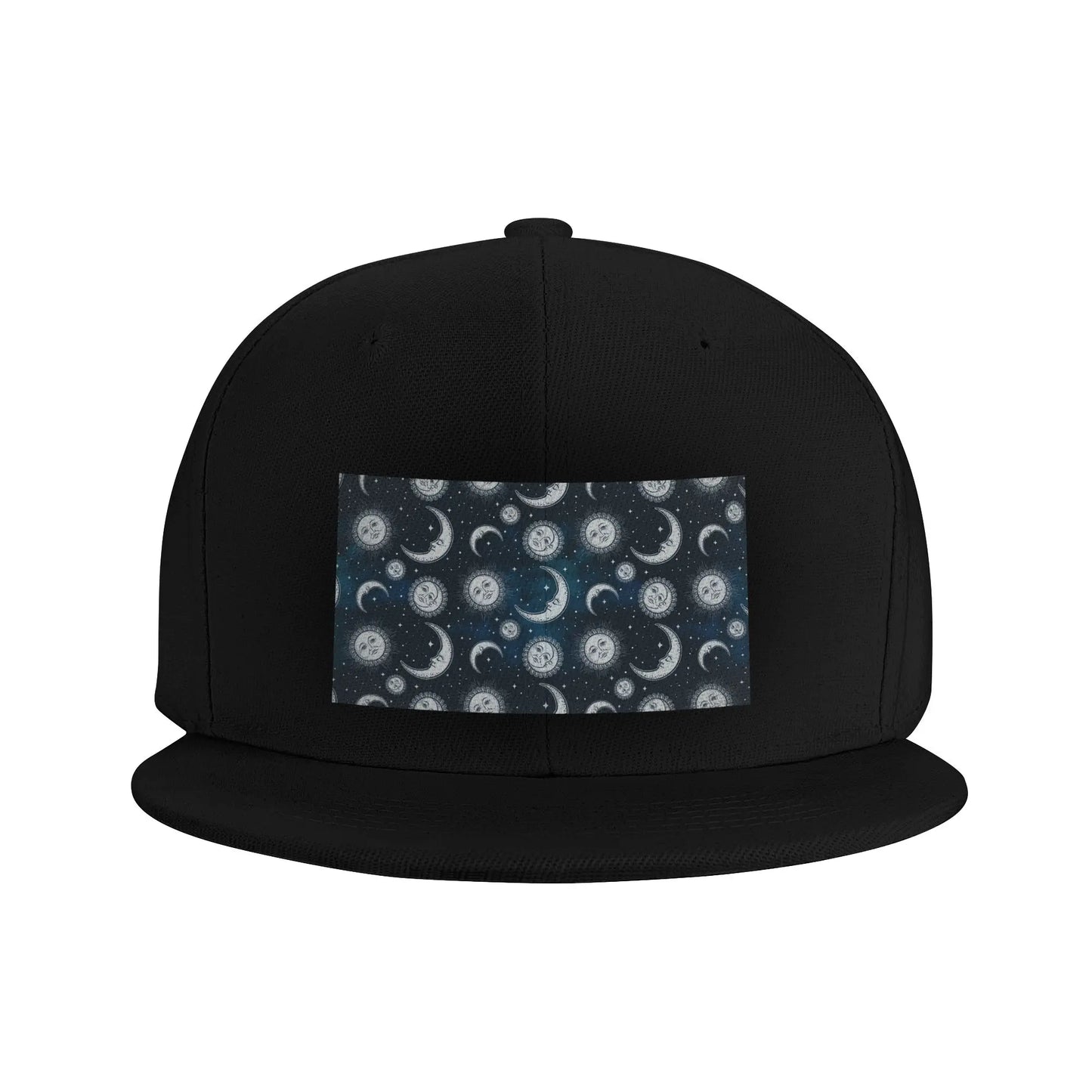 Celestial Mystic Sun Moon Snapback Cap