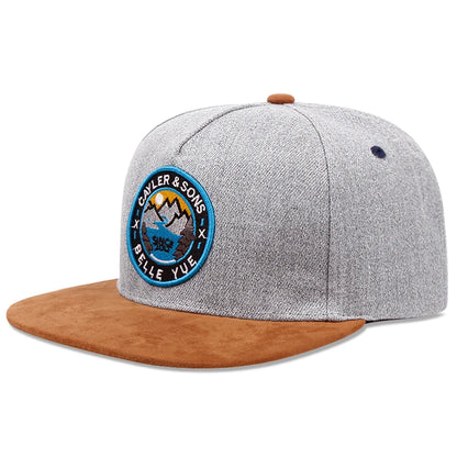 Exclusive Outdoor Brand Flat Brim Snapback Cap