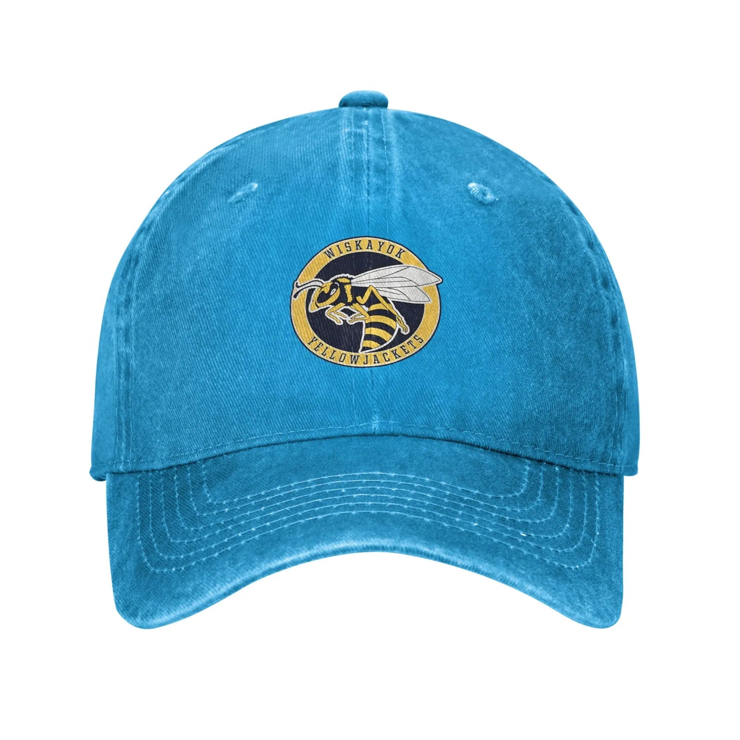 Wiskayok WHS Yellowjackets Washed Hip Hop Baseball Cap