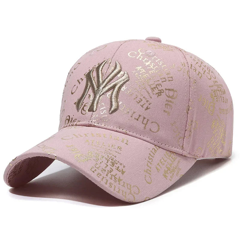 Outdoor Fashion Embroidery Adjustable Cotton Baseball Cap