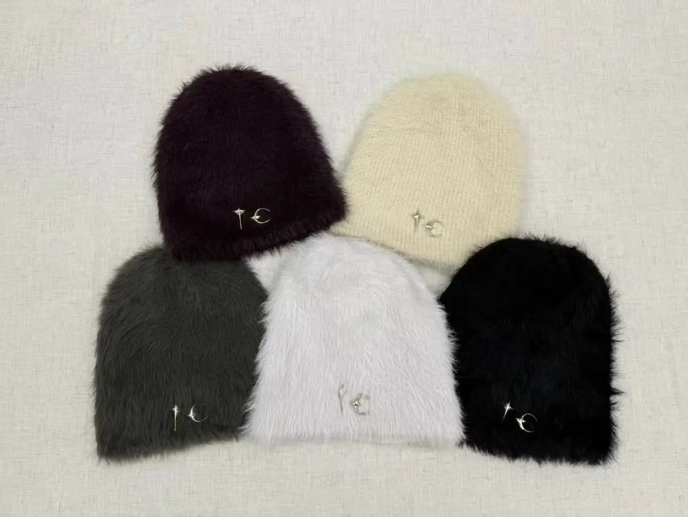 High Street Metal Decor Knit Bucket Hat