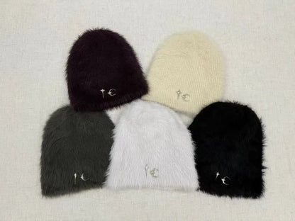 High Street Metal Decor Knit Bucket Hat