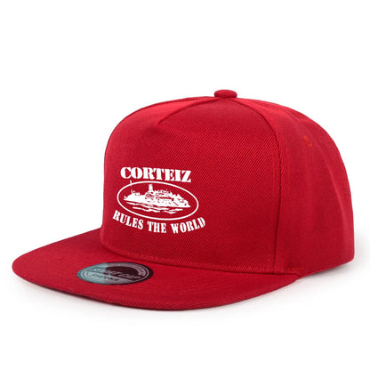 English Print Fashion Outdoor Snapback Cap
