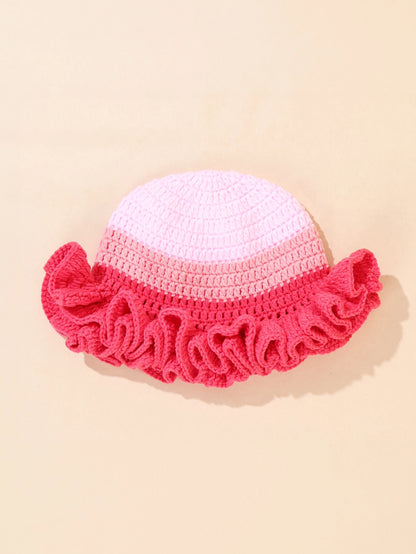 Handmade Crochet Hollow Knitted Bucket Hat