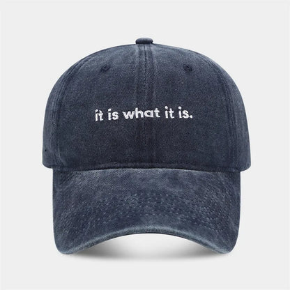 Four Seasons Cotton Letter Casquette Baseball Cap