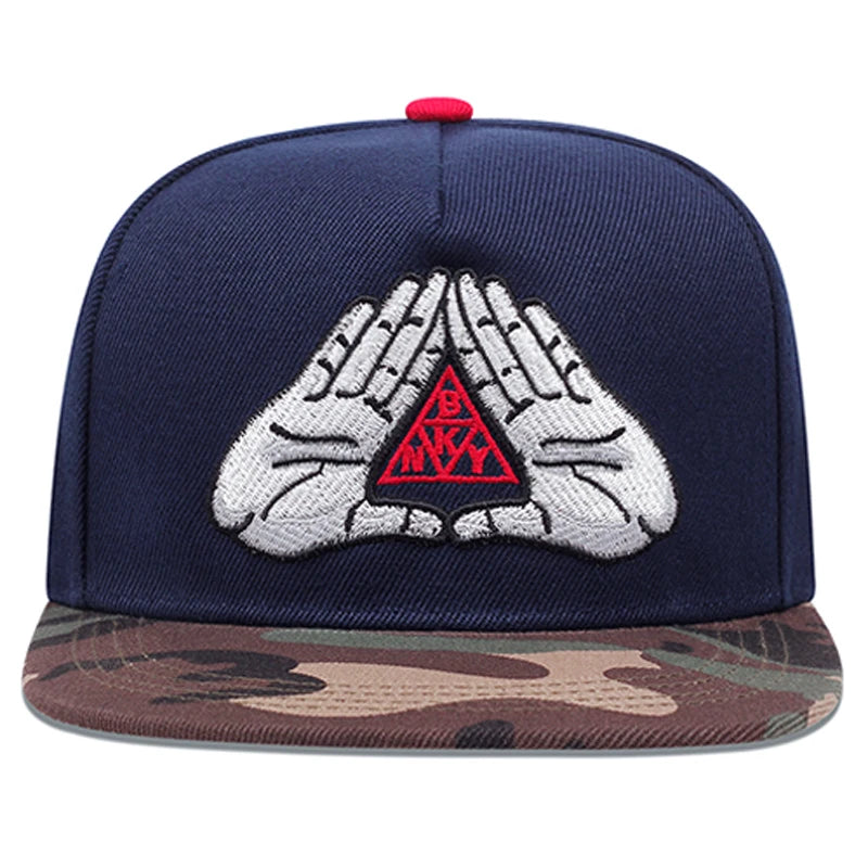 Palm BKNY Embroidery Snapback Hat Unisex