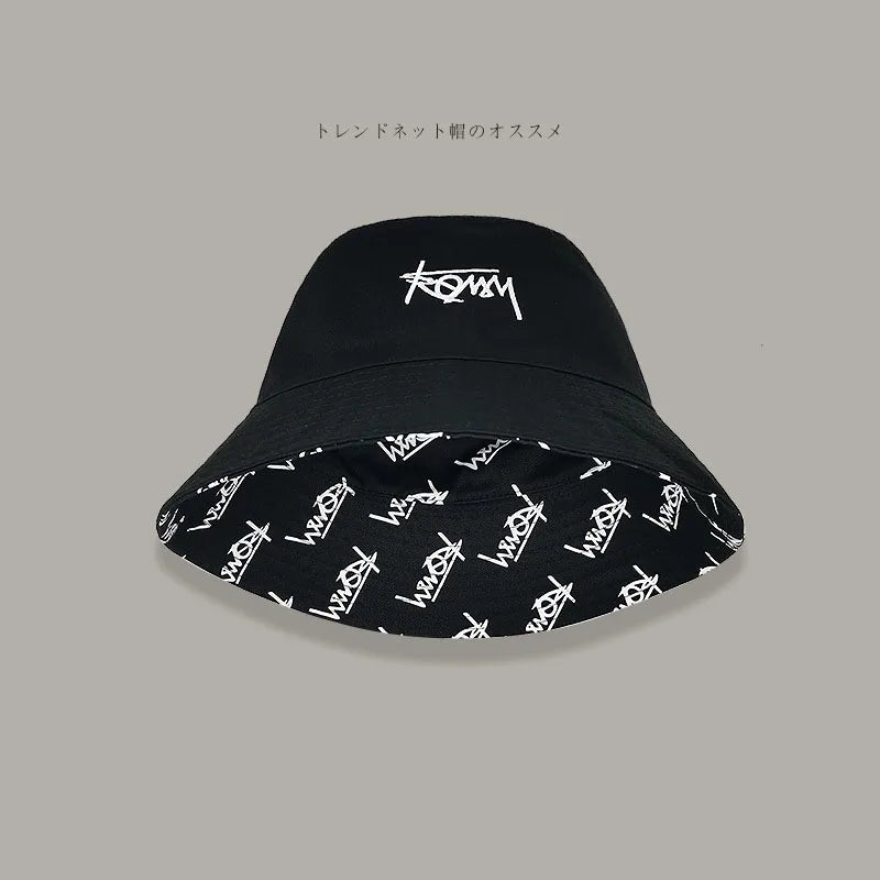 Unisex Reversible Big Head Bucket Hat