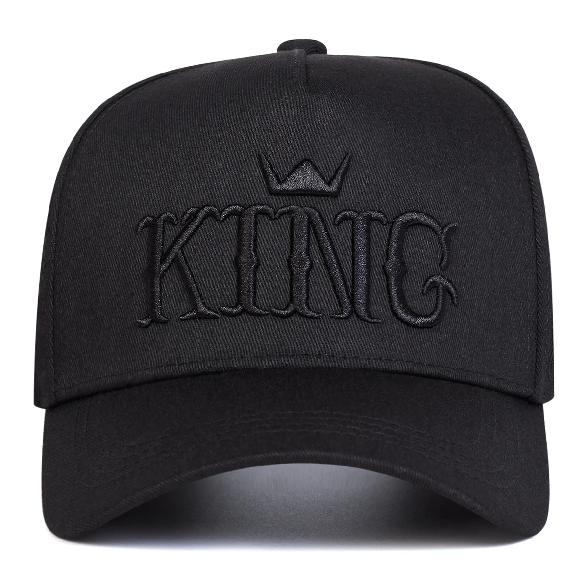 Unisex QUEEN KING Letter Embroidery Baseball Caps