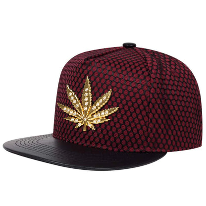Diamond Hemp Leaf Baseball Cap