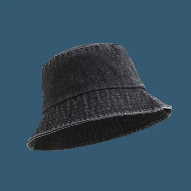 Women's Washed Denim Bucket Hat