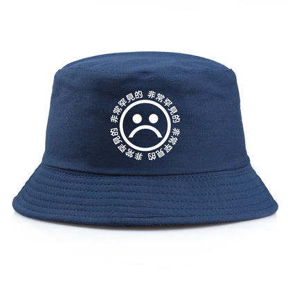 Sad Boy Printed Bucket Hat