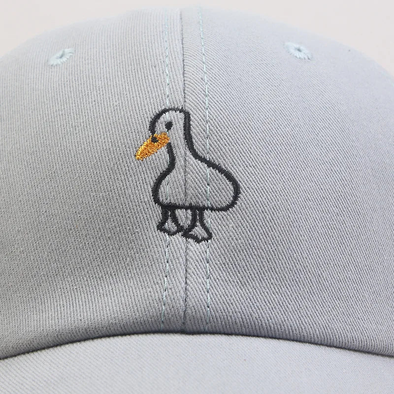 Duck Embroidered Casual Couple Baseball Cap