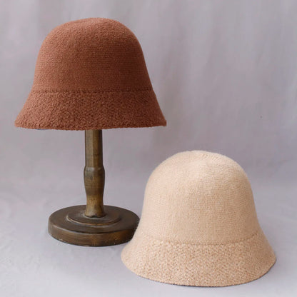 Simple Wool Women’s Winter Bucket Hat
