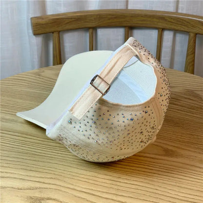 Women's Rhinestone Full Print Baseball Cap