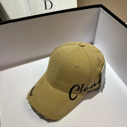 Vintage Letter Embroidery Adjustable Baseball Cap