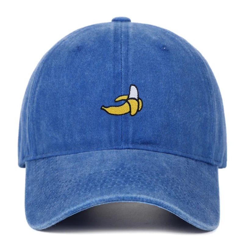 Banana Embroidered Outdoor Sunshade Baseball Cap