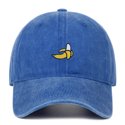 Banana Embroidered Outdoor Sunshade Baseball Cap
