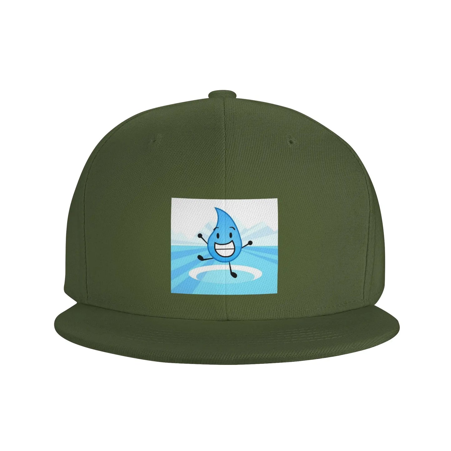 BFDI Teardrop Character Casual Snapback Cap