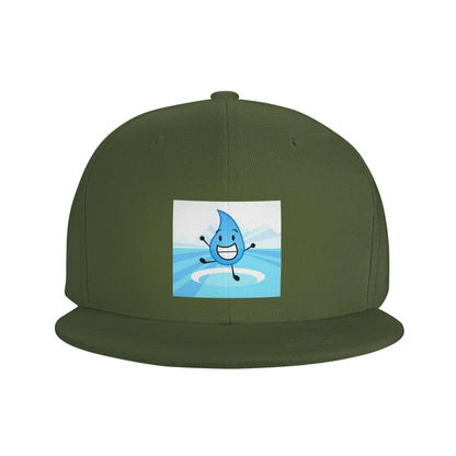 BFDI Teardrop Character Casual Snapback Cap