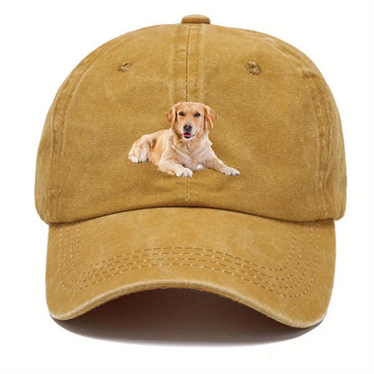 Golden Retriever Printed Hip Hop Baseball Cap