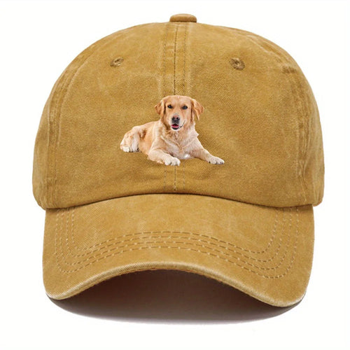 Golden Retriever Printed Hip Hop Baseball Cap