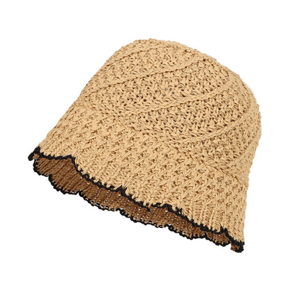 Foldable Solid Edge Sun Bucket Hat
