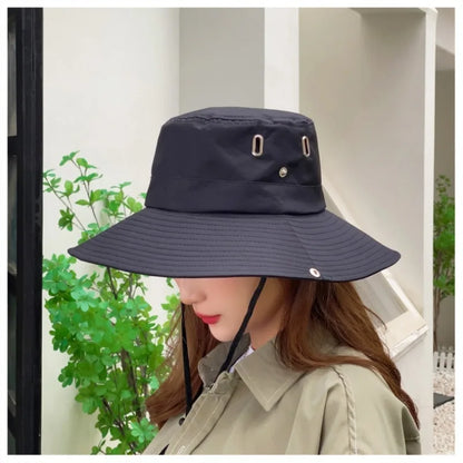 Unisex Solid Summer Bucket Hat
