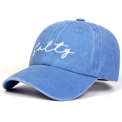 Unisex SALTY Letter Embroidery Baseball Caps