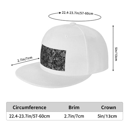American Traditional Tattoo Flash Snapback Cap
