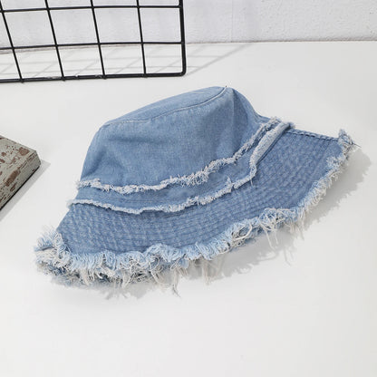 Japanese Retro Denim Fisherman Hat