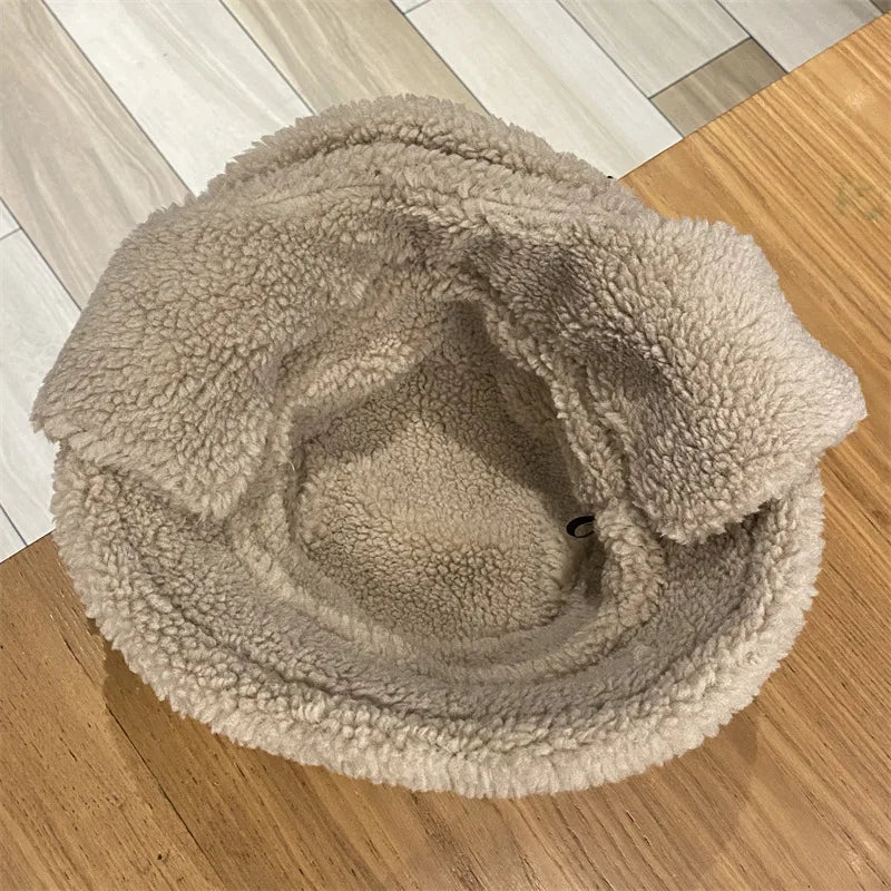 Reversible Winter Ear-Warm Bucket Hat