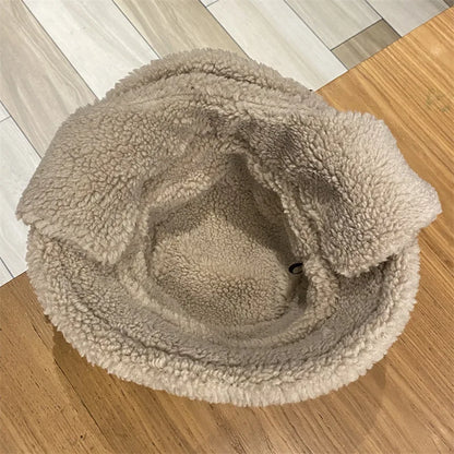 Reversible Winter Ear-Warm Bucket Hat