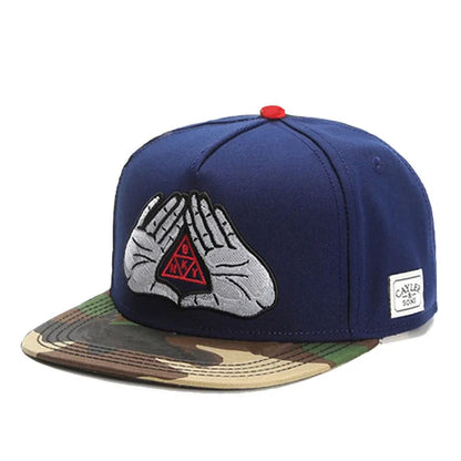 BKNY Embroidered Flat Brim Cap