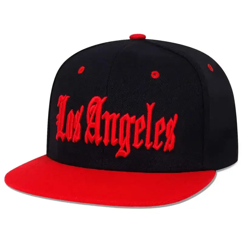 Unisex Los Angeles Embroidery Casual Snapback Cap