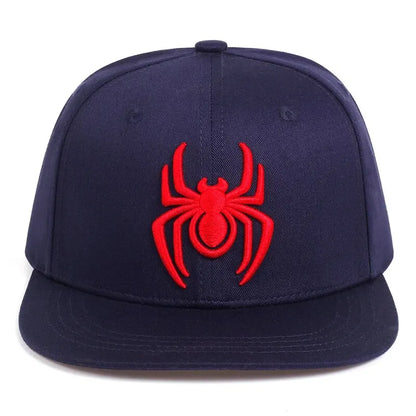 Unisex Spider Embroidery Hip-hop Hats