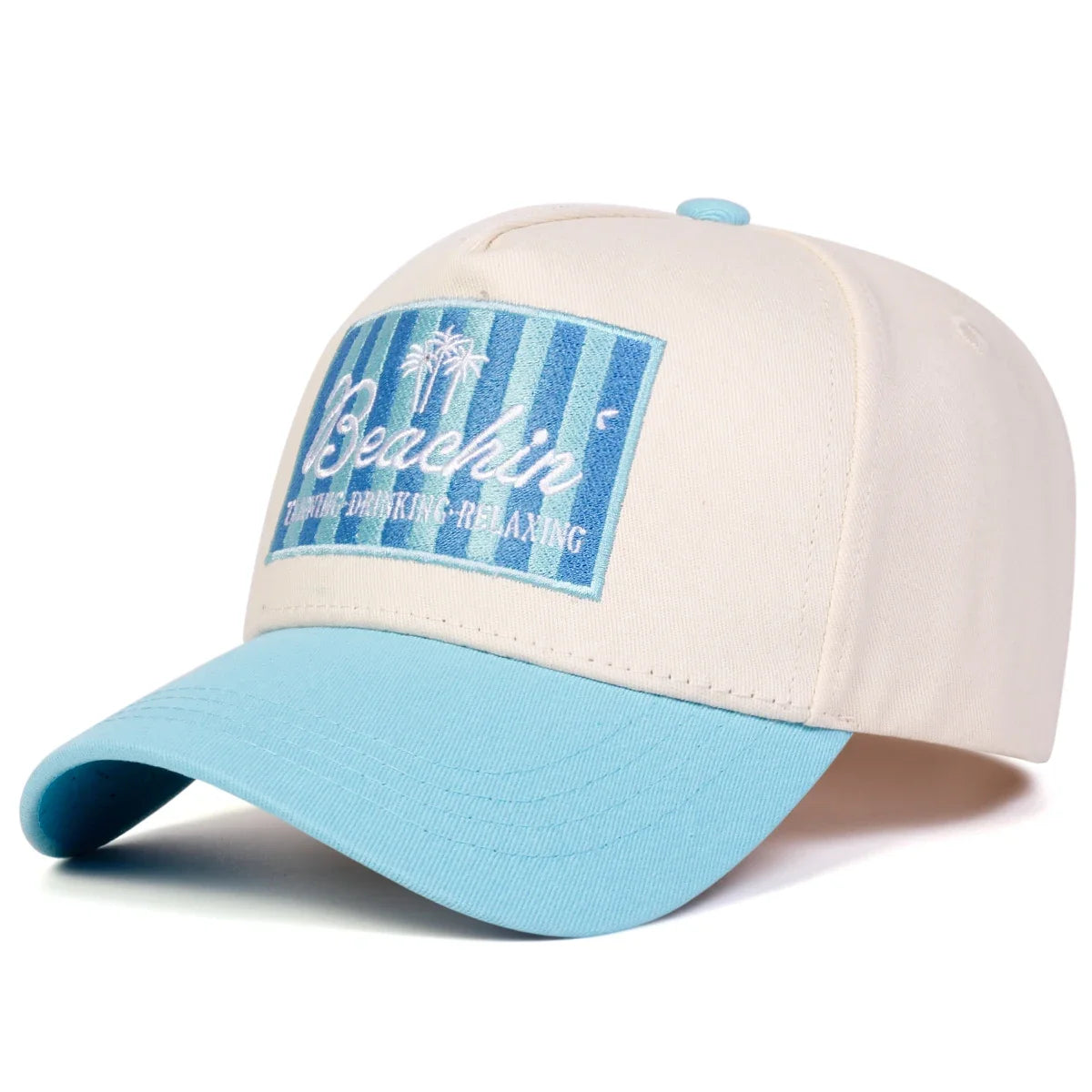 Beachin Embroidery Adjustable Outdoor Baseball Cap