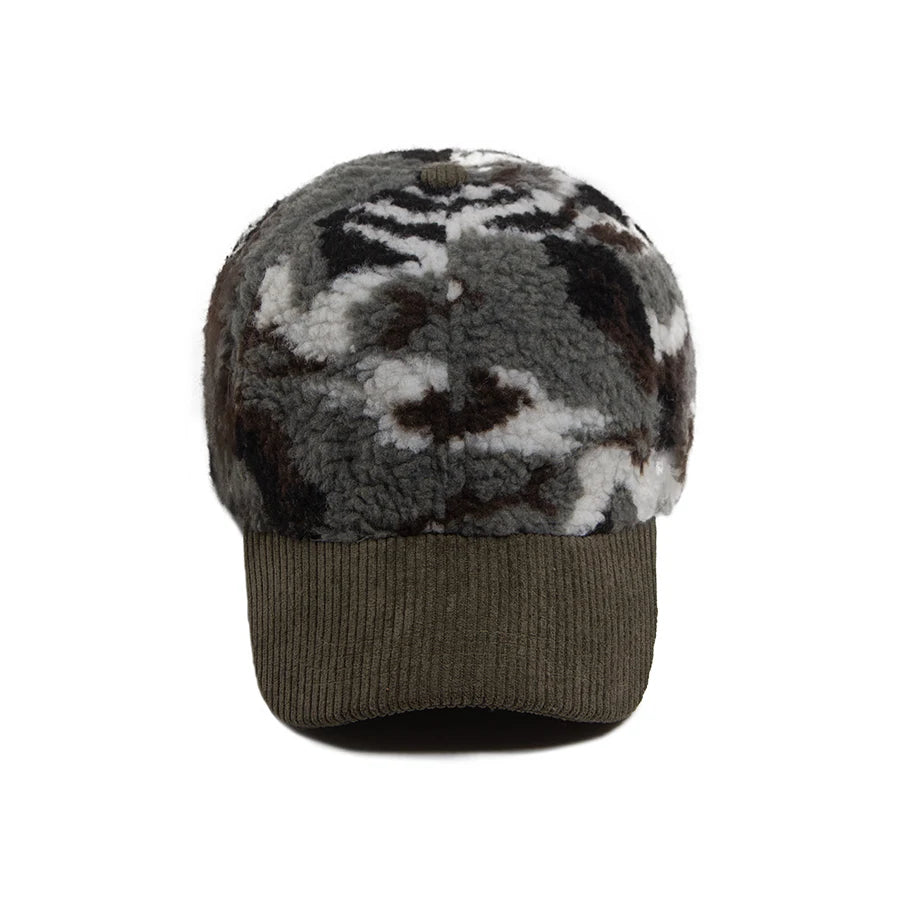 Corduroy Print Winter Baseball Cap