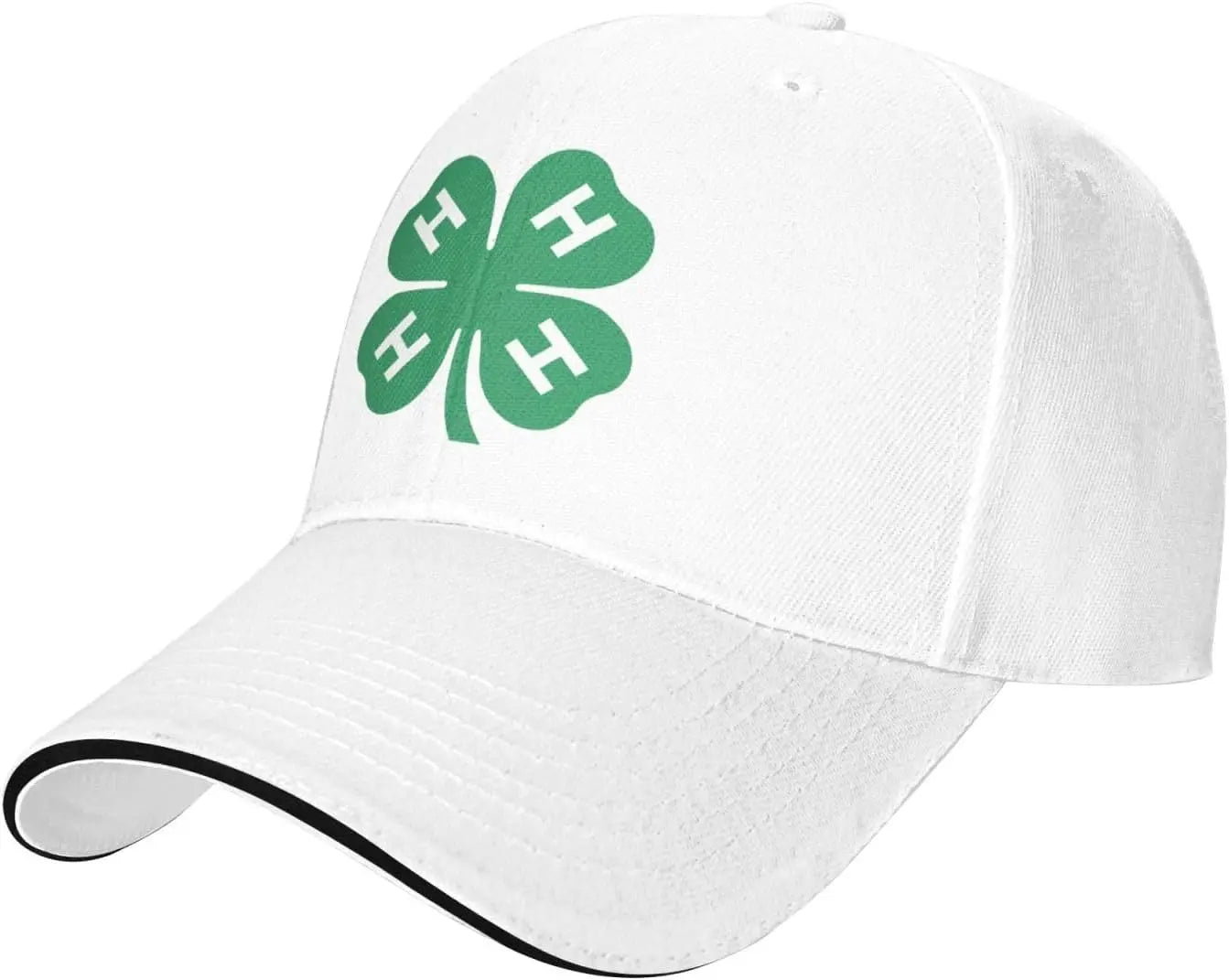 4H Clover Adjustable Sun Protection Baseball Cap