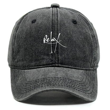 Relax Print Adjustable Mesh Snapback Baseball Cap