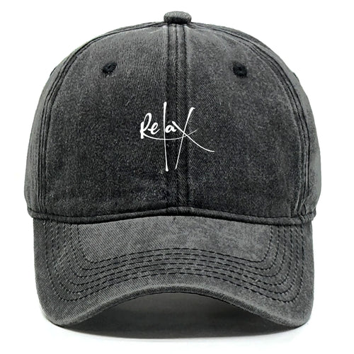 Relax Print Adjustable Mesh Snapback Baseball Cap