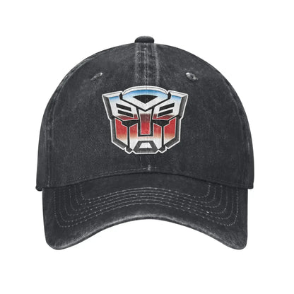 Autobots Big Face Distressed Washed Baseball Cap