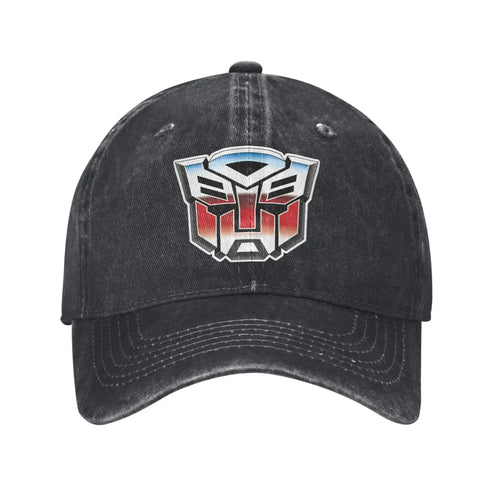 Autobots Big Face Distressed Washed Baseball Cap