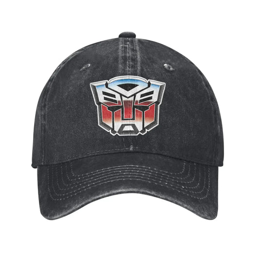 Autobots Big Face Distressed Washed Baseball Cap