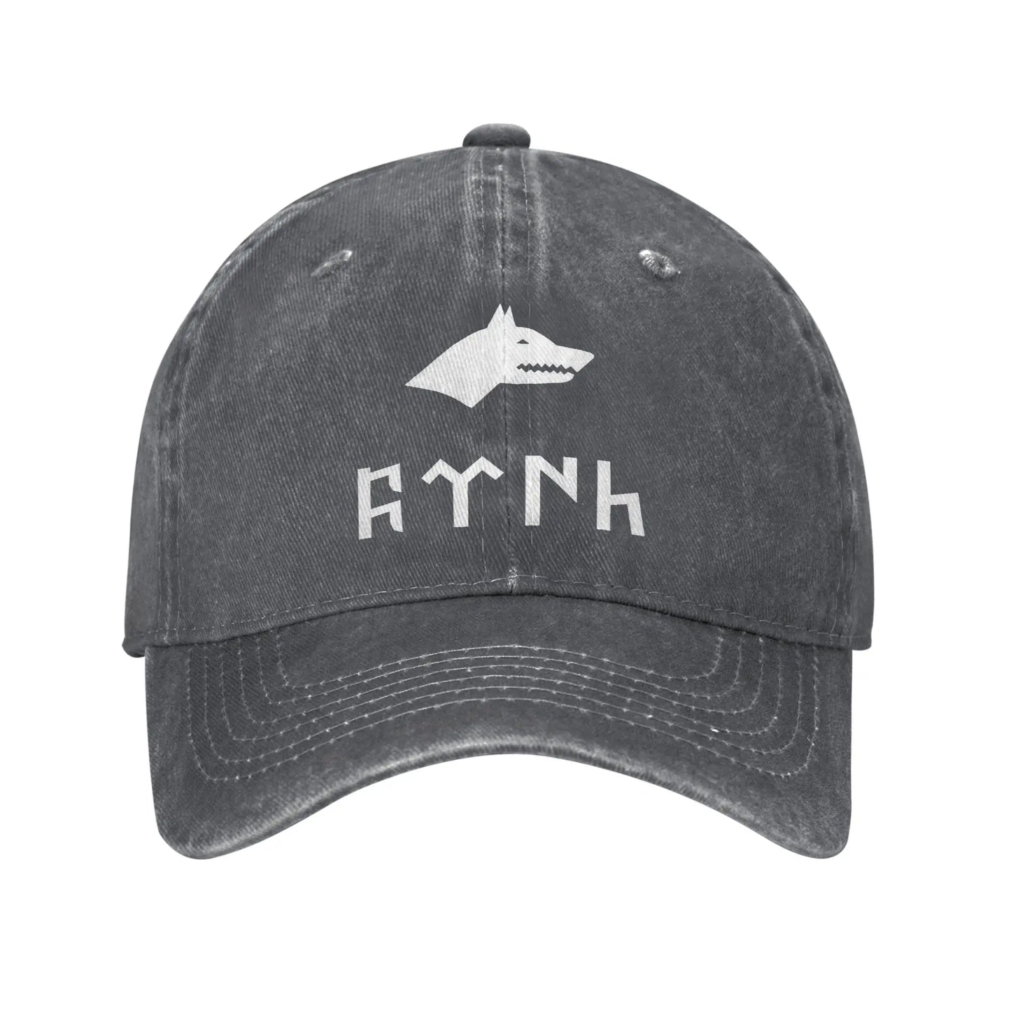 Bozkurt Song Logo Denim Adjustable Baseball Cap