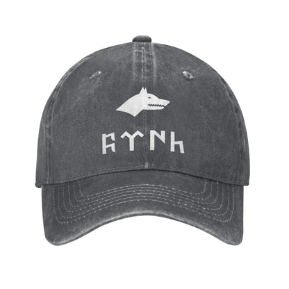 Bozkurt Song Logo Denim Adjustable Baseball Cap