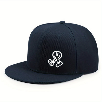 Unisex Wide Brim Hip-hop Breathable Flat Cap