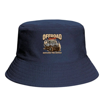 Mud Splattered Off Road Truck Adventure Bucket Hat