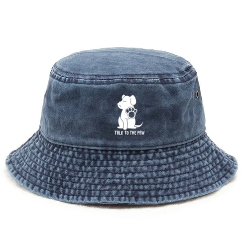 Vintage Fishing Style Dog Owner Bucket Hat