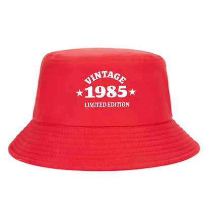 Vintage 1985 Classic Retro Style Bucket Hat